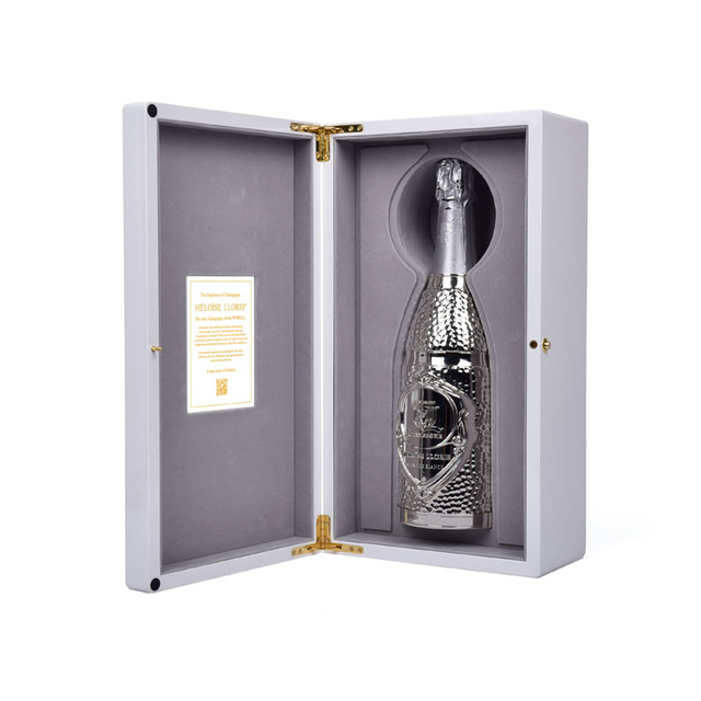 Деревянная коробка для вина высокого уровня на петлях для виски