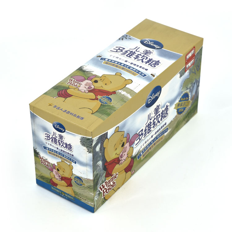 Пользовательский логотип бренд печать картон PDQ Countertop Display Paper Paintrated Desktop Display Retail Box для косметического шоколада