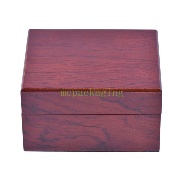 Фабрика WoodBox Роскошная индивидуальная винтажная деревянная глянцевая упаковочная коробка для часов