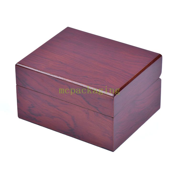 Фабрика WoodBox Роскошная индивидуальная винтажная деревянная глянцевая упаковочная коробка для часов