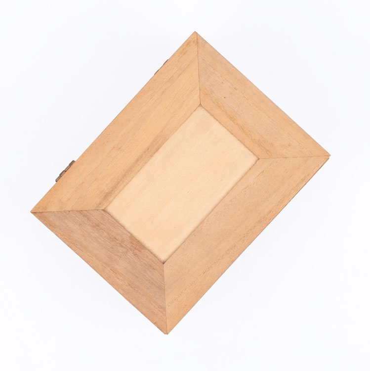 Незаконченная сосна Подарочная упаковка Paulownia Wood Box Balsa
