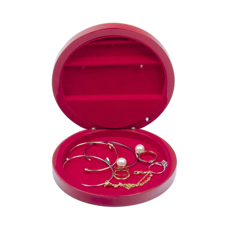 Светодиодный светильник круглой формы, лак для ювелирных изделий, деревянная шкатулка