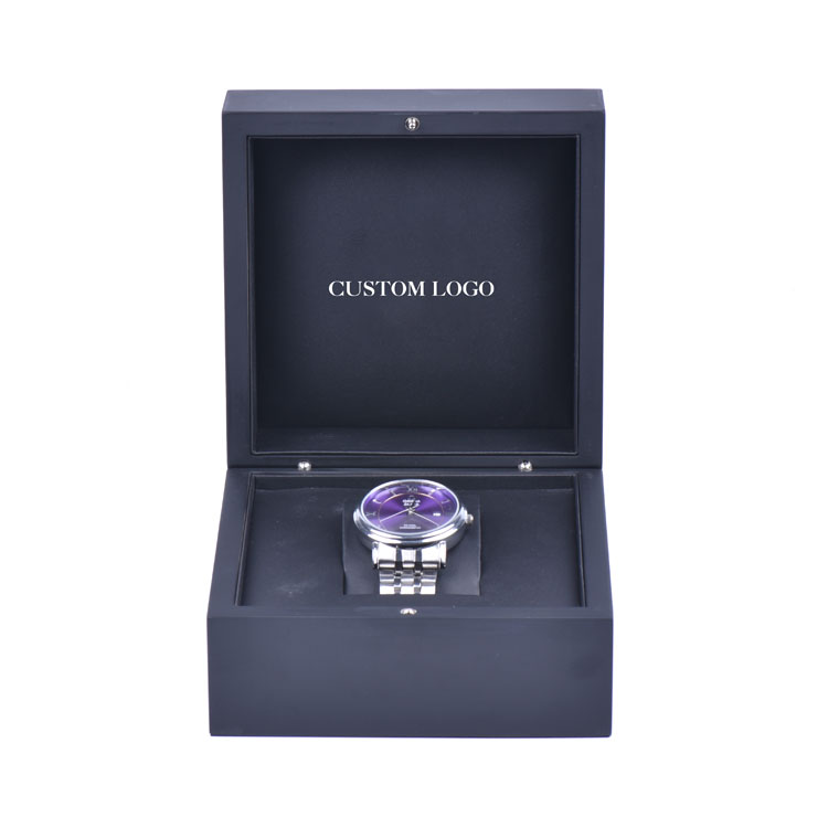 Деревянная коробка по индивидуальному заказу на заводе, высококачественный индивидуальный логотип, подарочная упаковка для часов, деревянная коробка