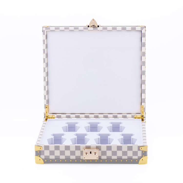 Машинный тростниковый диффузор, деревянная этикетка, акриловая кожа, розовая боевая доставка, рояльный лак, деревянная коробка для духов