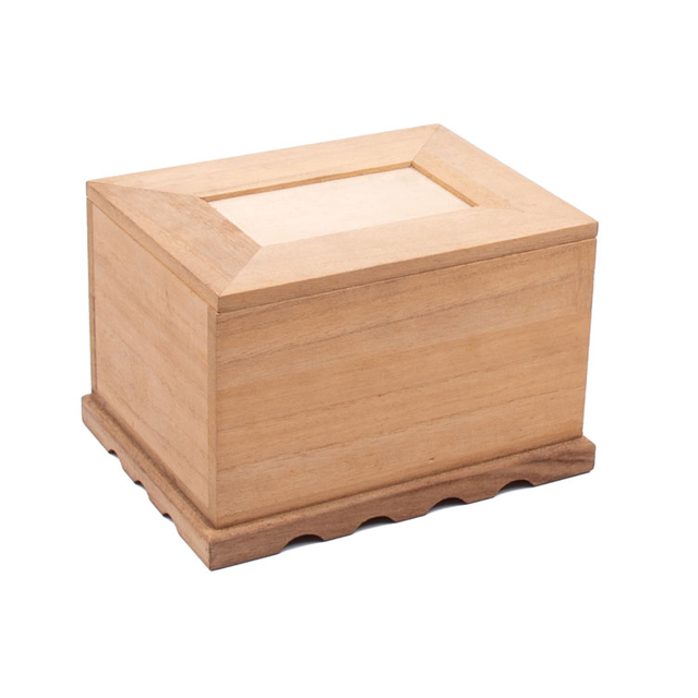 Незаконченная сосна Подарочная упаковка Paulownia Wood Box Balsa