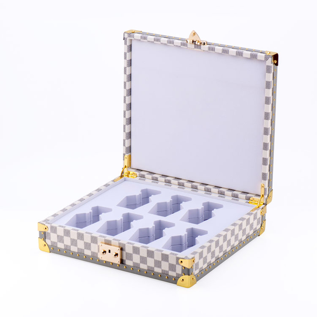 Машинный тростниковый диффузор, деревянная этикетка, акриловая кожа, розовая боевая доставка, рояльный лак, деревянная коробка для духов