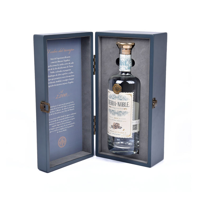 2023 Роскошный индивидуальный логотип Lacquer Деревянная единая винная упаковка