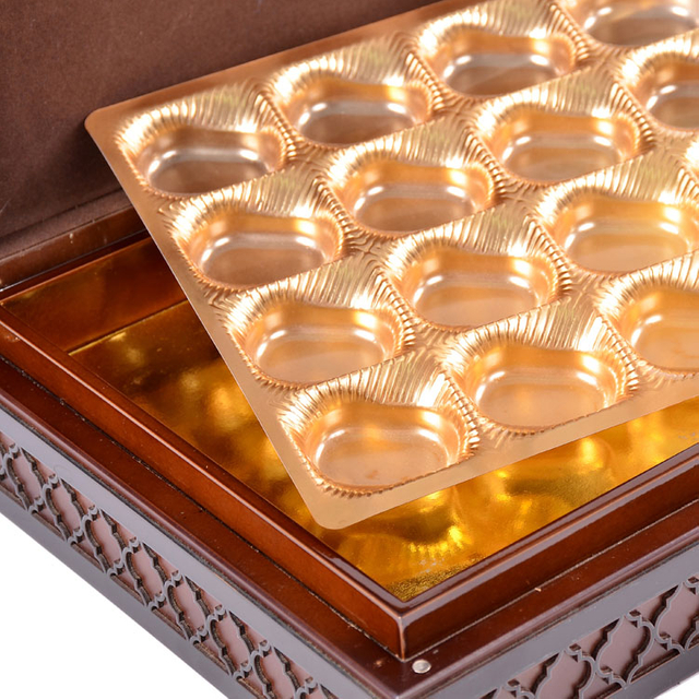 Деревянная подарочная коробка в форме мечети с матовой отделкой для свидания и упаковки сладостей