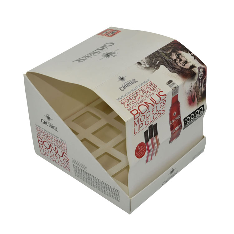 Пользовательский PDQ Картонная столешница Countertop Coscetic Makeup Produce Boxes Paper Lipstick Skin Care Box