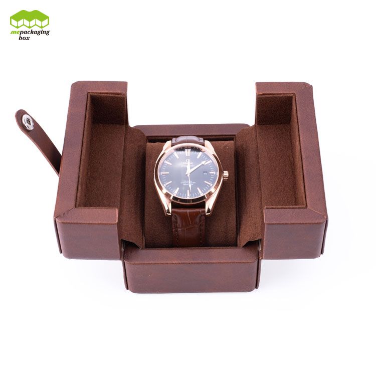 Изготовленная на заказ коробка для часов, роскошная коробка для упаковки подарков с логотипом OEM для розничной торговли для автоматических часов