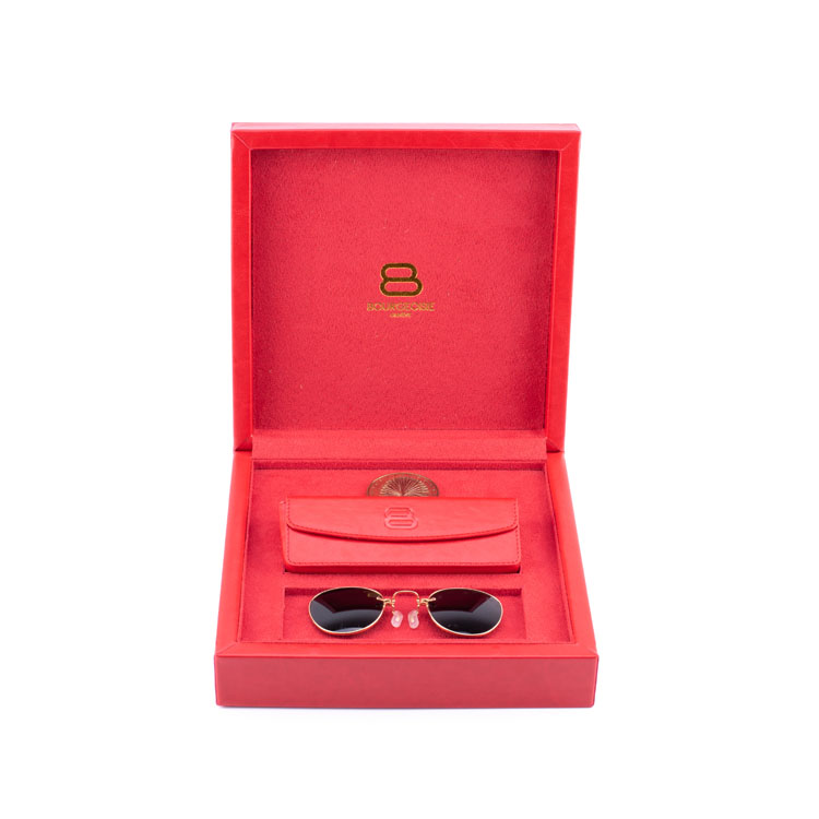 OEM Luxury Custom Custom Red Sunglass Coxing Box для подарока