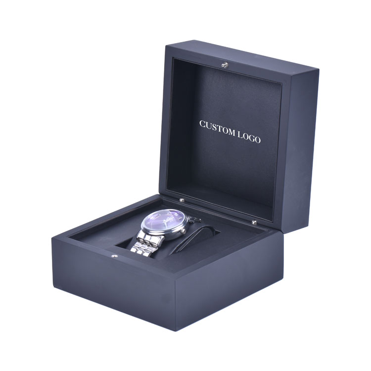 Деревянная коробка по индивидуальному заказу на заводе, высококачественный индивидуальный логотип, подарочная упаковка для часов, деревянная коробка