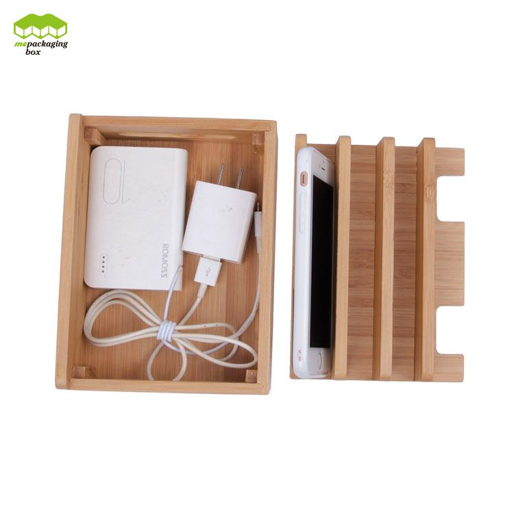 Экологичное зарядное устройство Power Banks Creative Bamboo Box