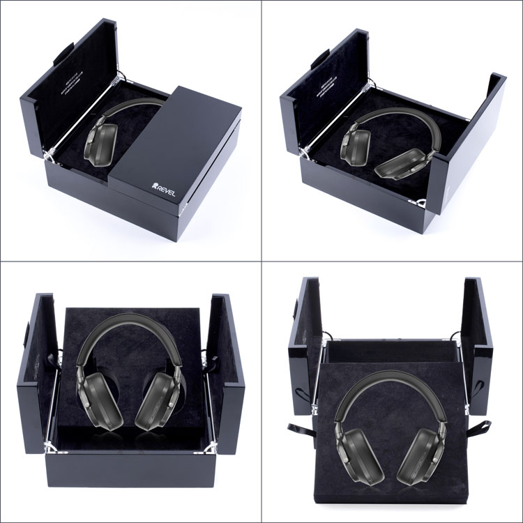 Двойная дверь, лаковая серебряная этикетка с логотипом, деревянная подарочная коробка