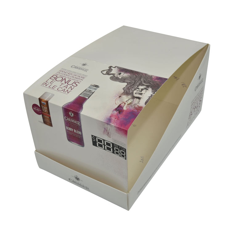 Пользовательский PDQ Картонная столешница Countertop Coscetic Makeup Produce Boxes Paper Lipstick Skin Care Box