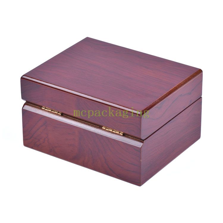 Фабрика WoodBox Роскошная индивидуальная винтажная деревянная глянцевая упаковочная коробка для часов