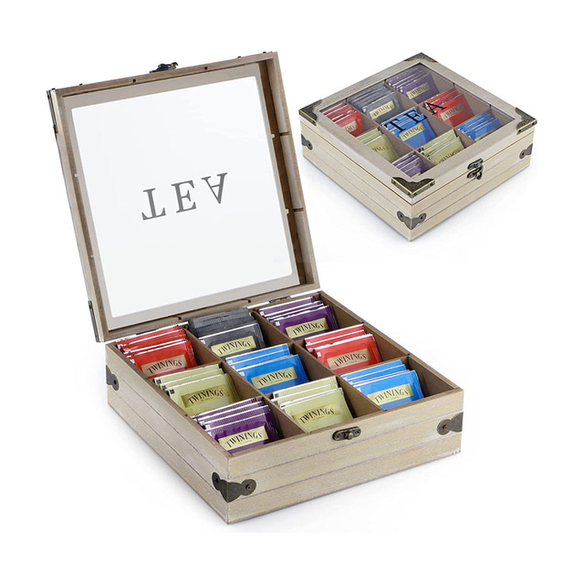 KSA Jeddah Season Season деревянная антикварная липтона чайная коробка для хранения чай чай Ali Baba Set Box Wood