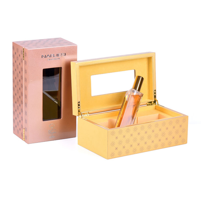 Роскошная деревянная парфюмерная коробка для подарков и домашнего использования производителем в Китае