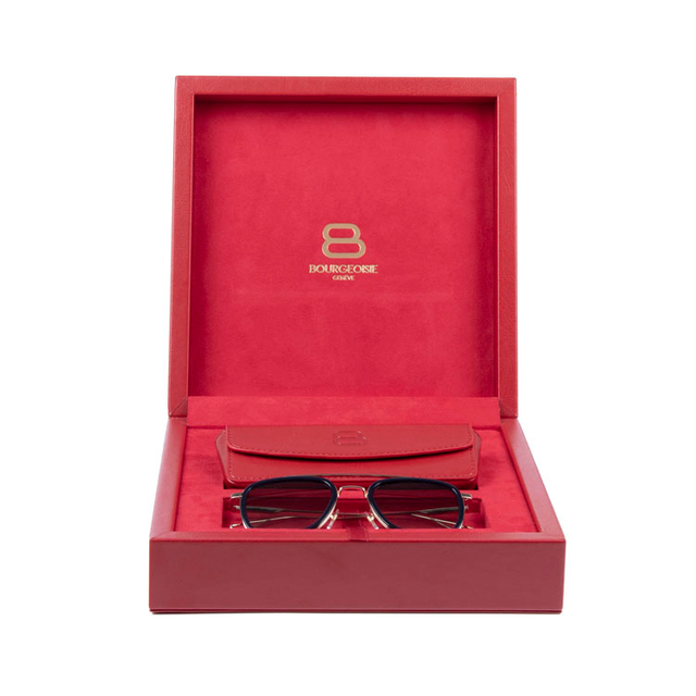 Новый дизайн кожаных солнцезащитных очков в подарочной упаковке