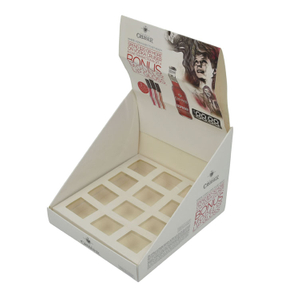 Пользовательский PDQ Картонная столешница Countertop Coscetic Makeup Produce Boxes Paper Lipstick Skin Care Box