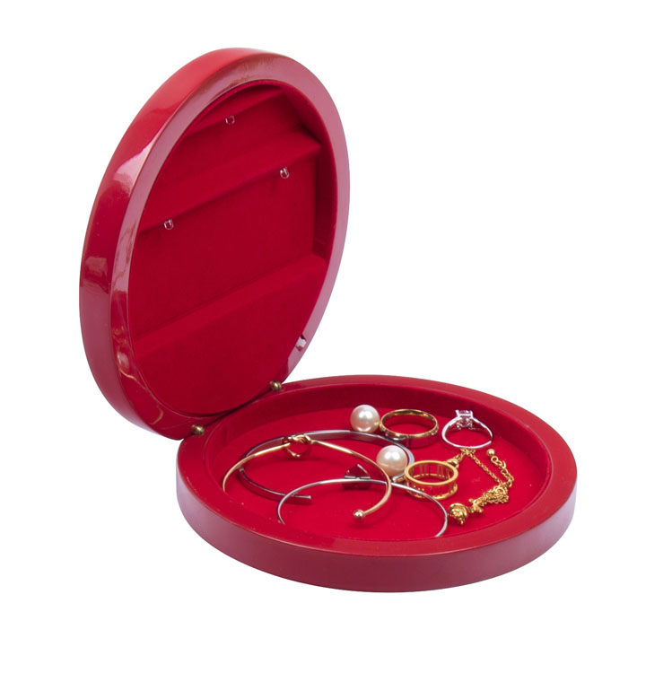 Светодиодный светильник круглой формы, лак для ювелирных изделий, деревянная шкатулка