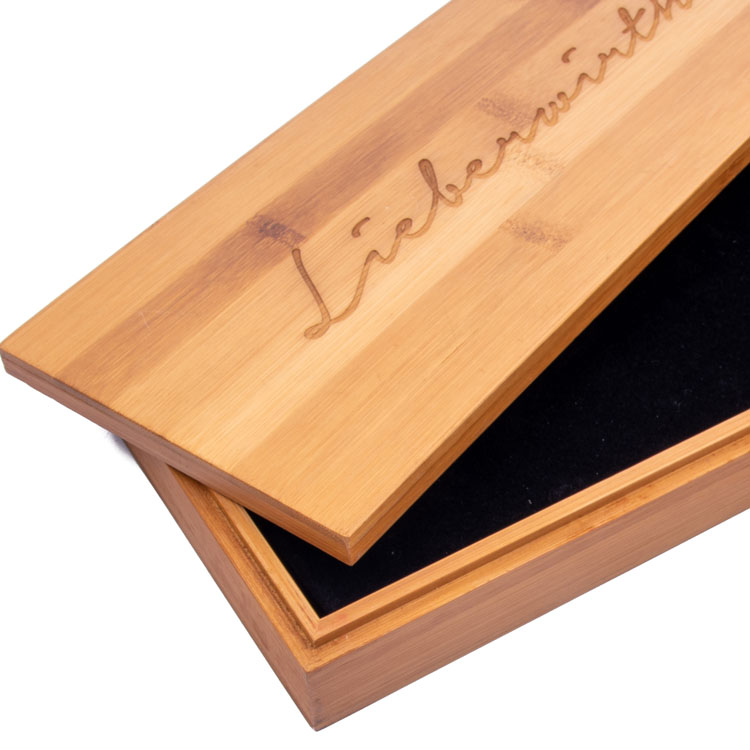 Bambool Wooden Herb Stash Box с контейнером для хранения подносов