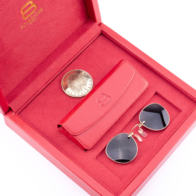 OEM Luxury Custom Custom Red Sunglass Coxing Box для подарока