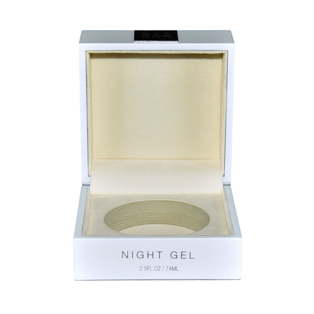 Белая матовая краска из нержавеющей стали лазерная выгравированная верховая парфюмерная упаковка коробка